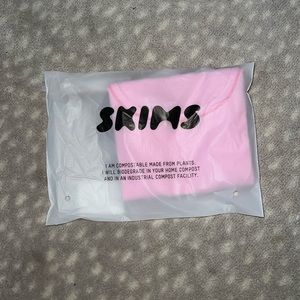 Skims Cotton Rib Tank, Brand New, Bubblegum, Size S